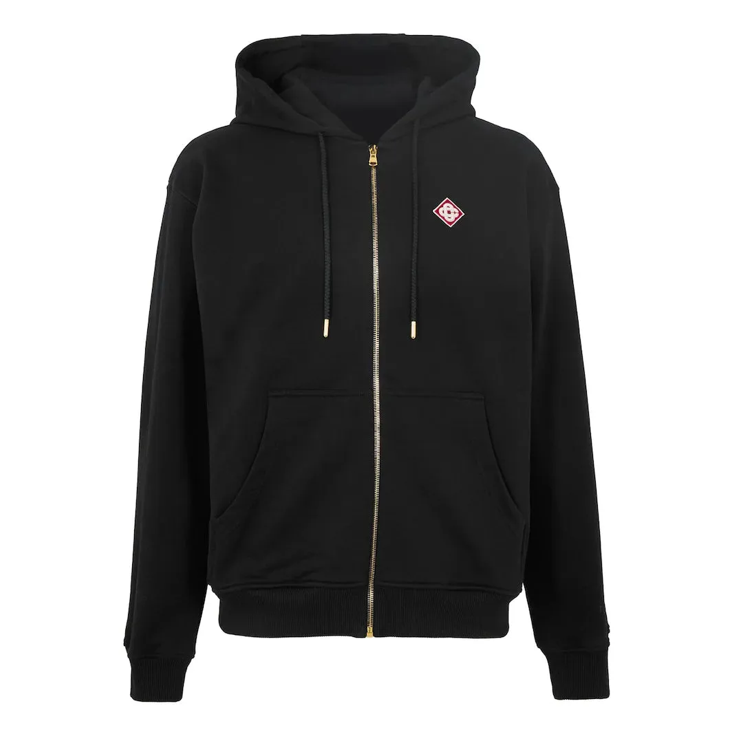 Casablanca Casa Logo Zip Hoodie Black sold by Klay UK
