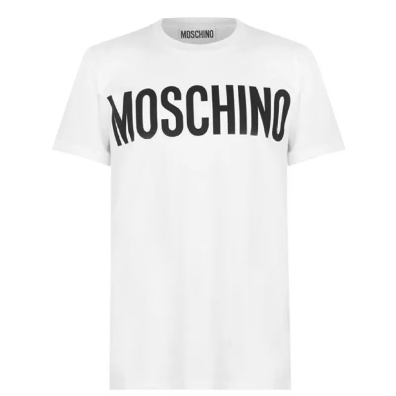 Moschino Logo T Shirt White sold by Klay UK