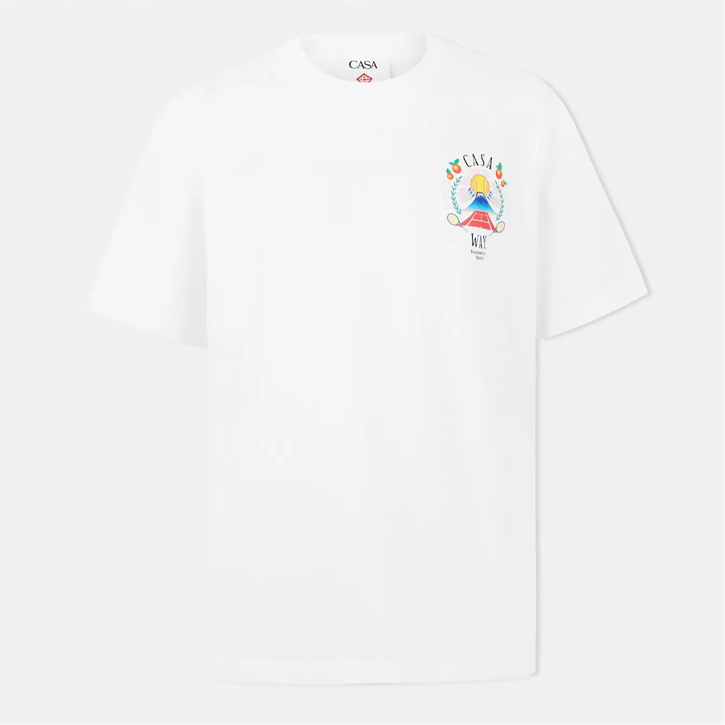 CASABLANCA Way Mountain T-Shirt White sold by Klay UK product image thumbnail 3