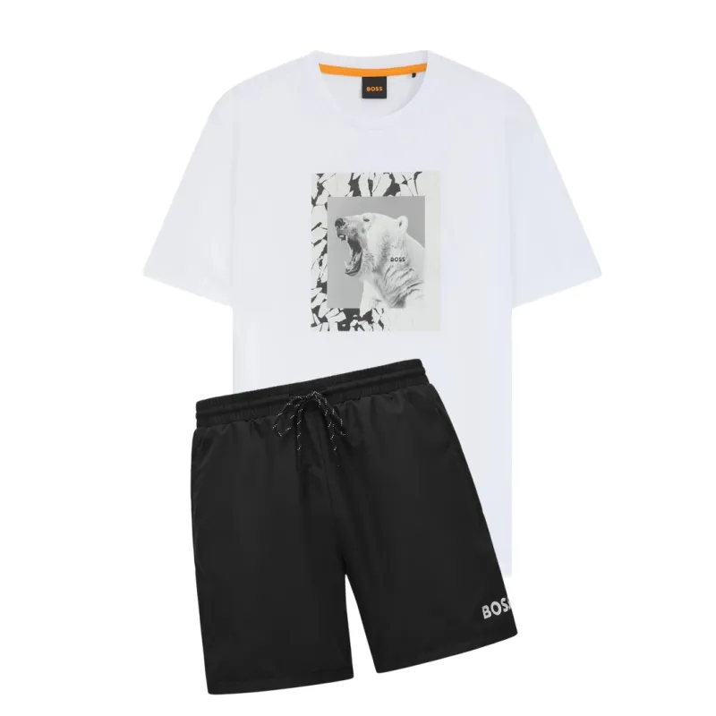 Hugo Boss Polar Bear Shorts Set made by Hugo Boss