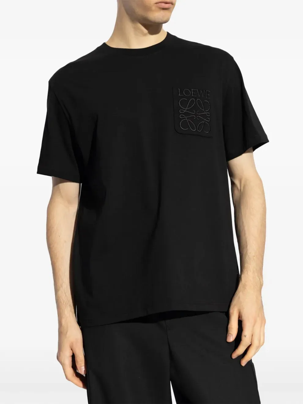 LOEWE Pocket Anagram Relaxed T-Shirt Black sold by Klay UK product image thumbnail 2