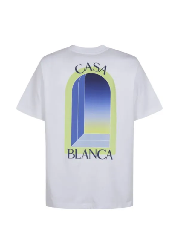 CASABLANCA Arch Print T-Shirt White made by Casablanca