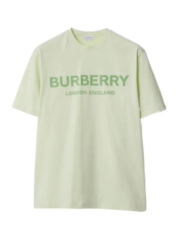 Burberry London Logo T Shirt Mint Green made by Burberry