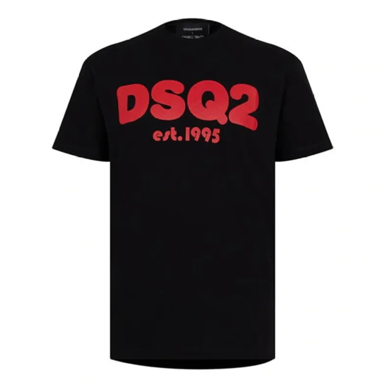 DSquared2 EST 1995 T-Shirt Black sold by Klay UK