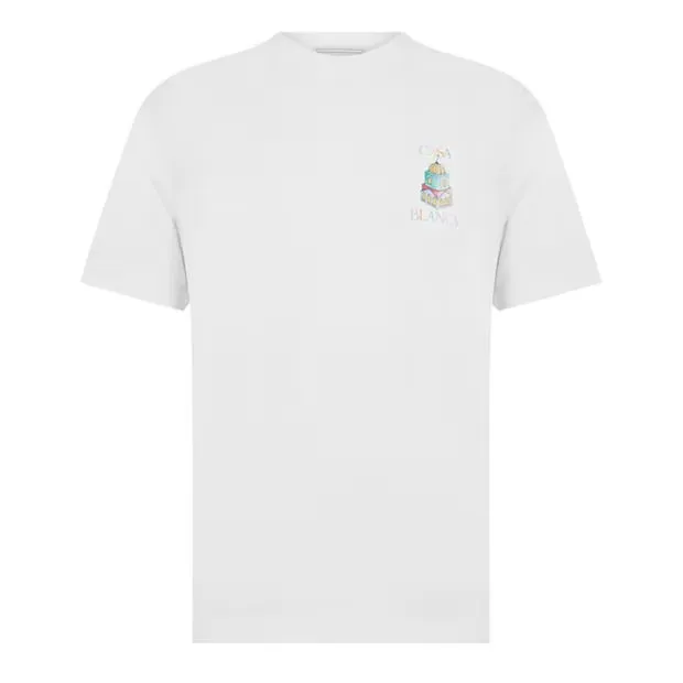 Casablanca Objects T Shirt White sold by Klay UK