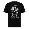 Casablanca Objects T Shirt Black sold by Klay UK