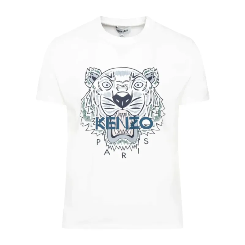 Kenzo Tiger T Shirt White sold by Klay UK