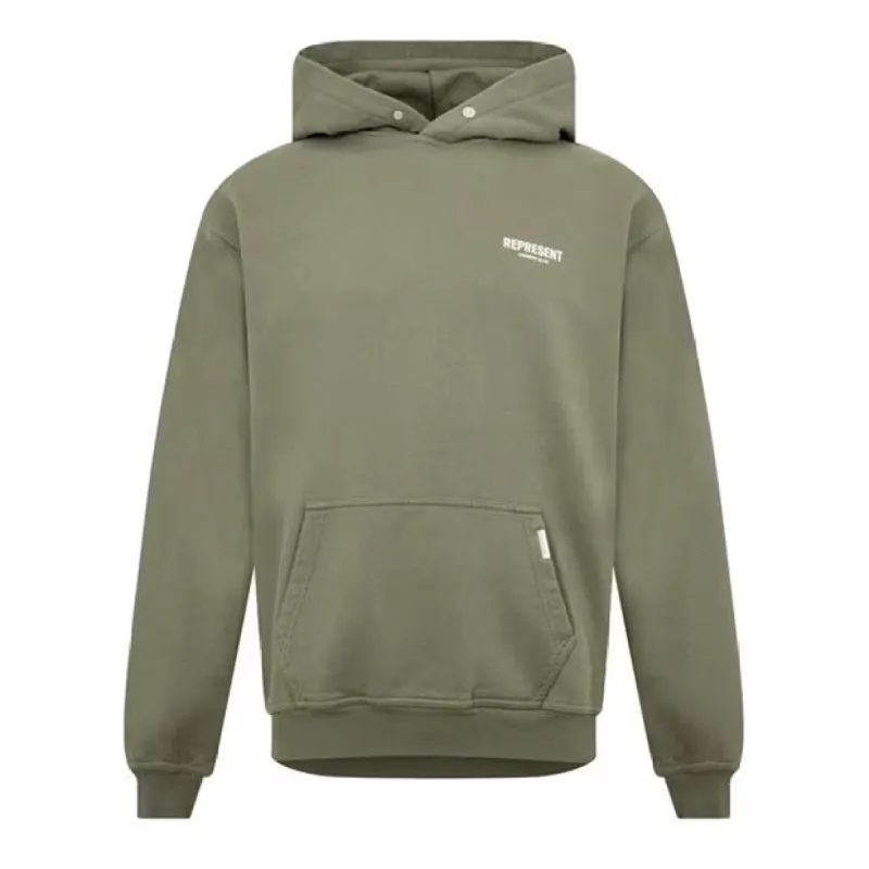 Represent Owners Club Hoodie Olive sold by Klay UK