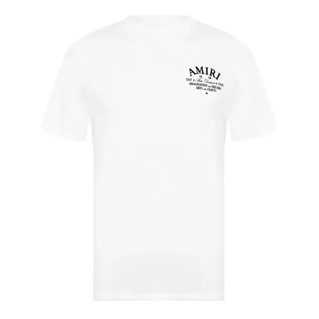 Amiri Art Logo T Shirt White sold by Klay UK