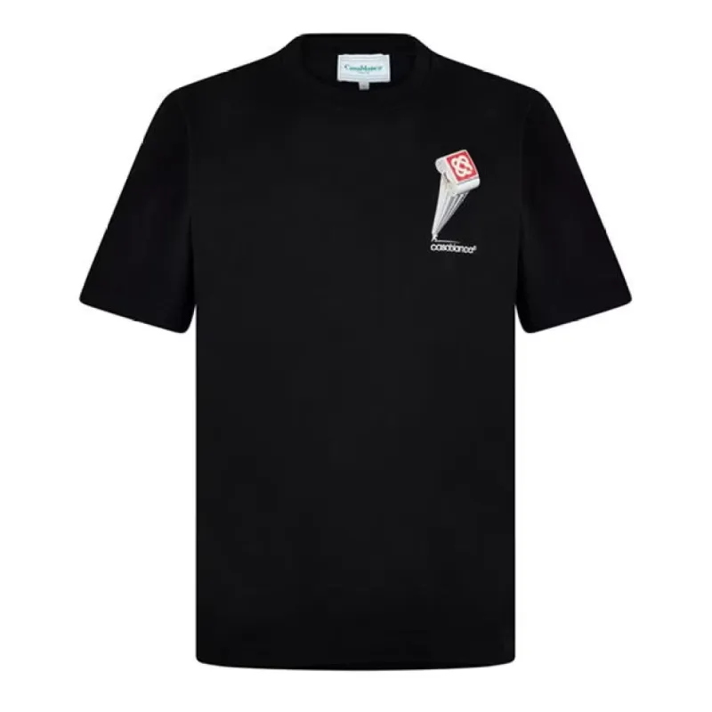 Tシャツ・カットソー Casablanca LES ELEMENTS PRINTED T-shirt CASABLANCA Les Elements T-Shirt | REVERSIBLE