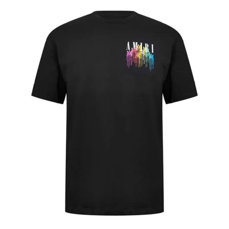 Amiri Paint Drip T Shirt Black sold by Klay UK
