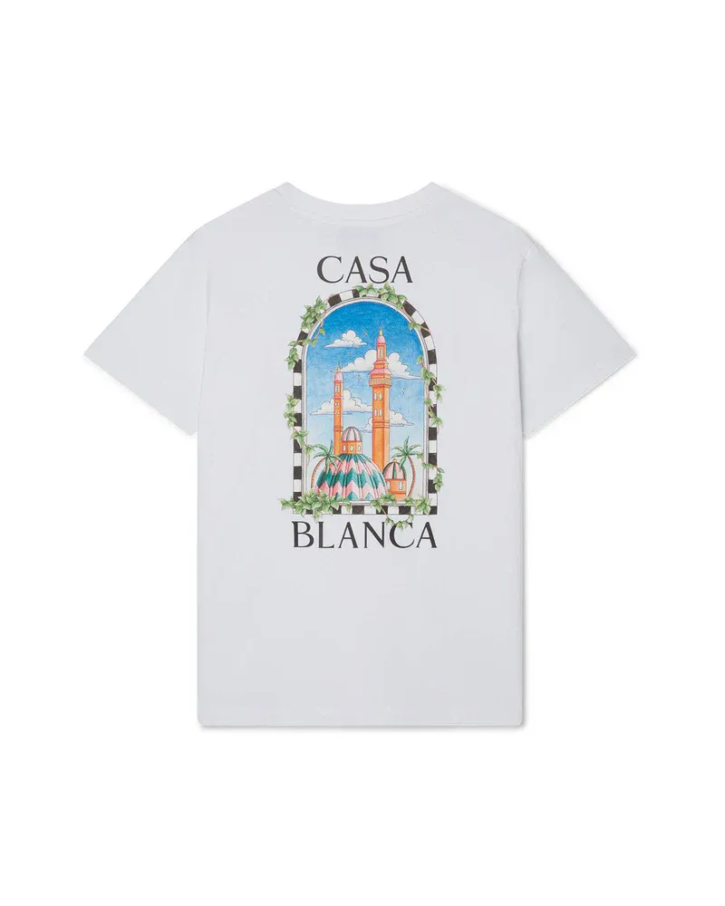 Casablanca Vue De Damas T Shirt White sold by Klay UK product image thumbnail 2