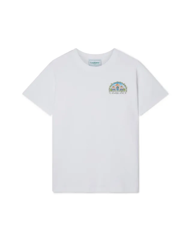 Casablanca Vue De Damas T Shirt White sold by Klay UK
