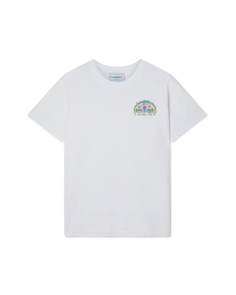 Casablanca Vue De Damas T Shirt White sold by Klay UK