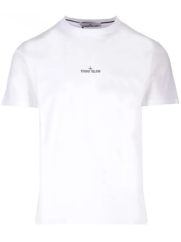 Stone Island Graphic Logo T Shirt White sold by Klay UK