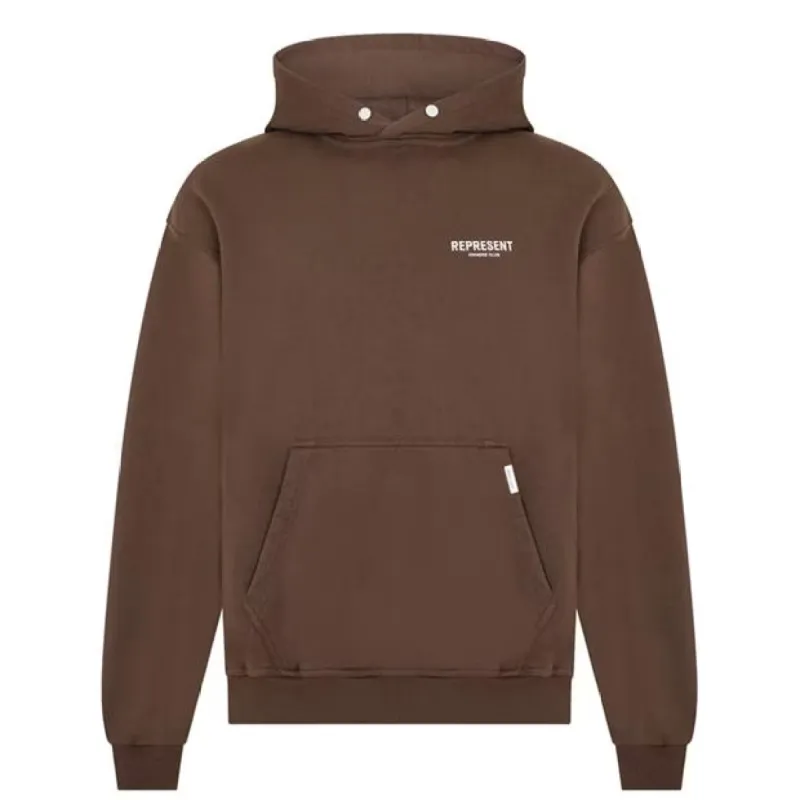 Represent Owners Club Hoodie Brown sold by Klay UK