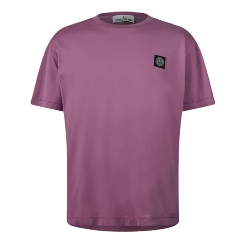 Stone Island Patch T Shirt Purple sold by Klay UK