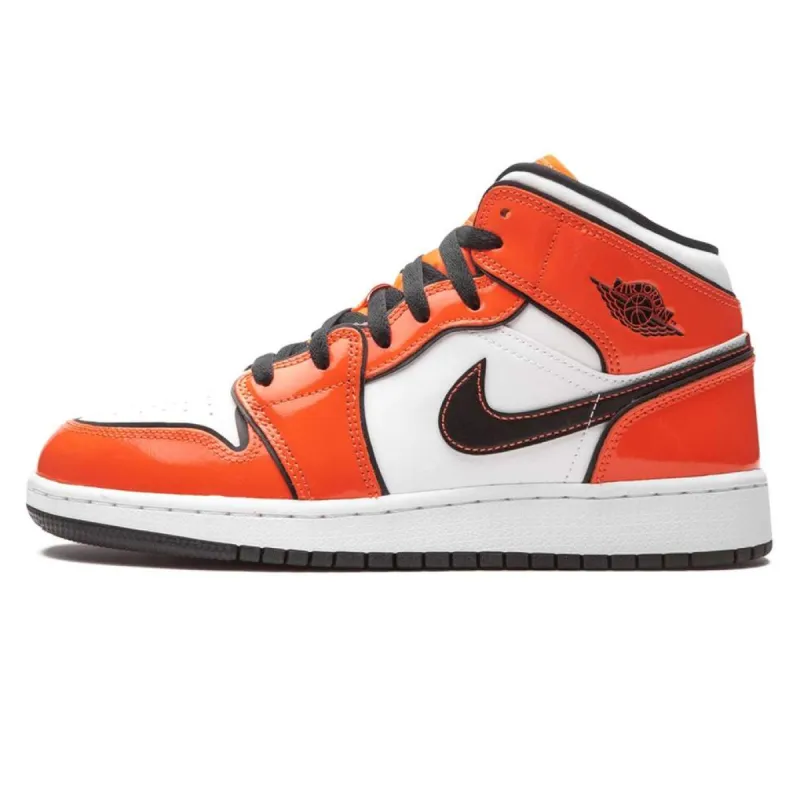 Nike Jordan 1 Mid SE Trainers Orange sold by Klay UK