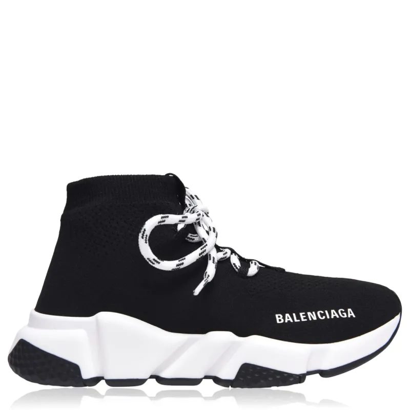 Balenciaga Women's Speed Laces Black/White sold by Klay UK