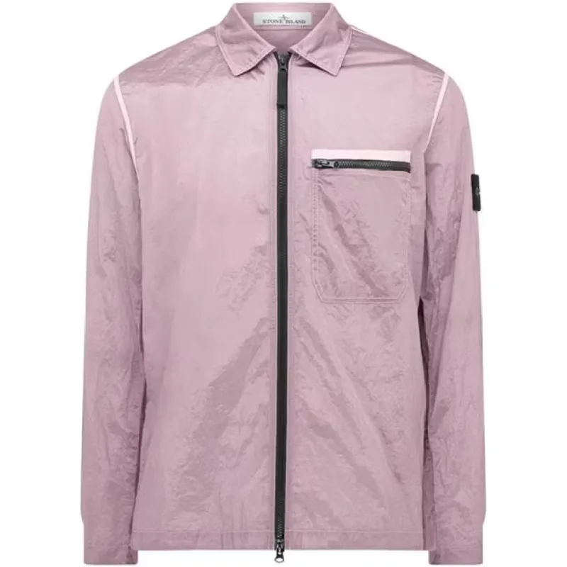 Stone Island Nylon Metal Overshirt Rose sold by Klay UK