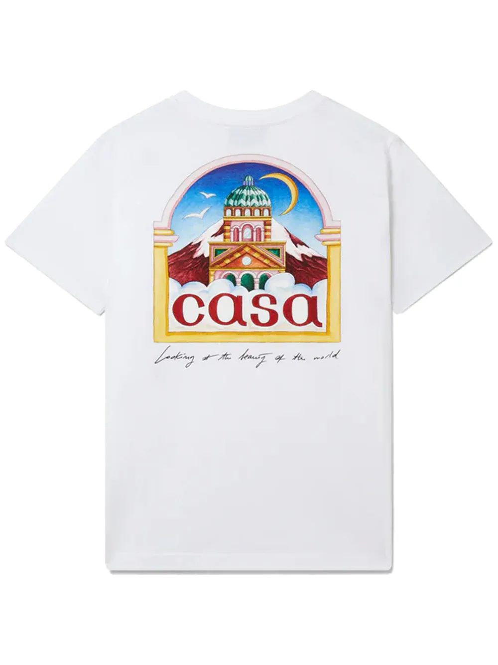 CASABLANCA VUE DE L'ARCHE T-SHIRT WHITE sold by Klay UK product image thumbnail 2