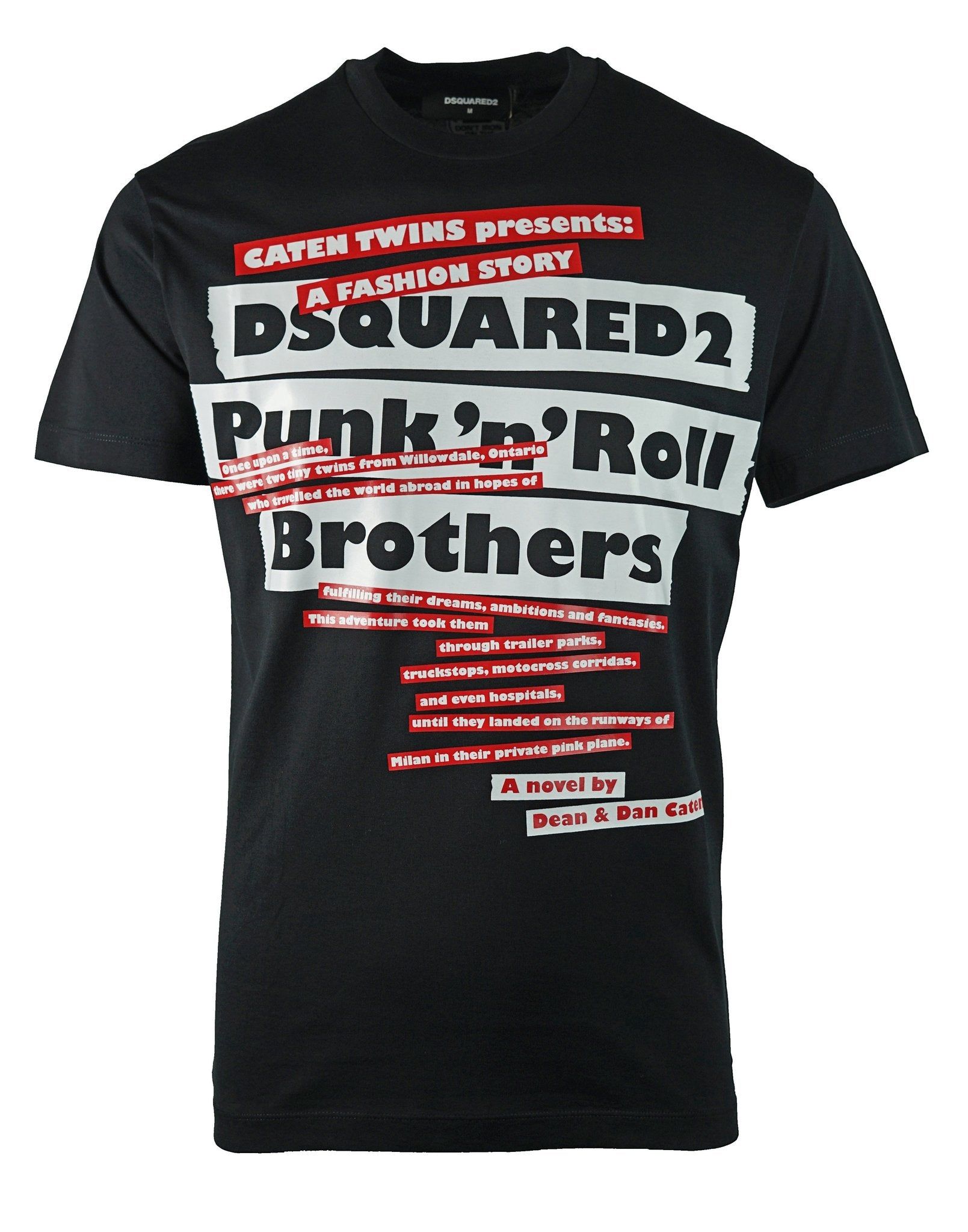 DSquared2 Punk n Roll T-Shirt Black sold by Klay UK