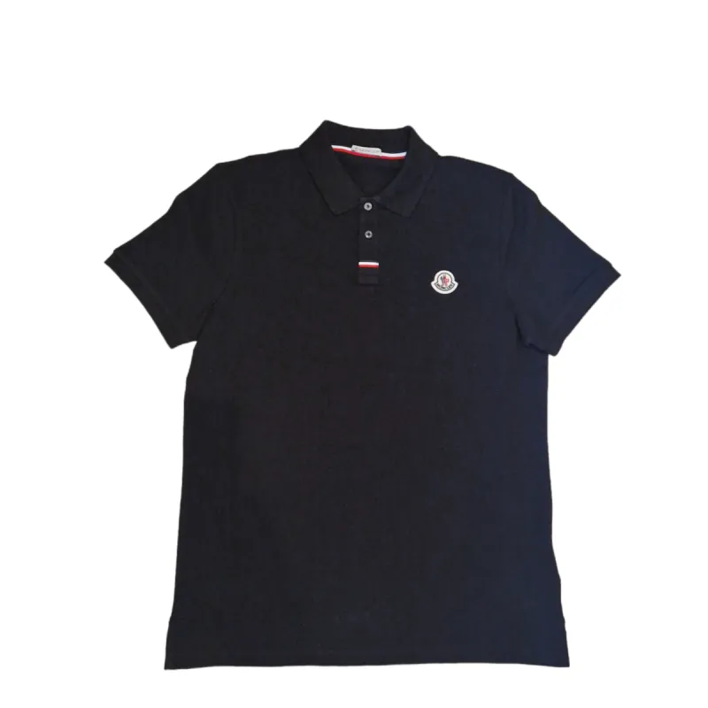 Moncler 3Arch Logo Polo Black sold by Klay UK