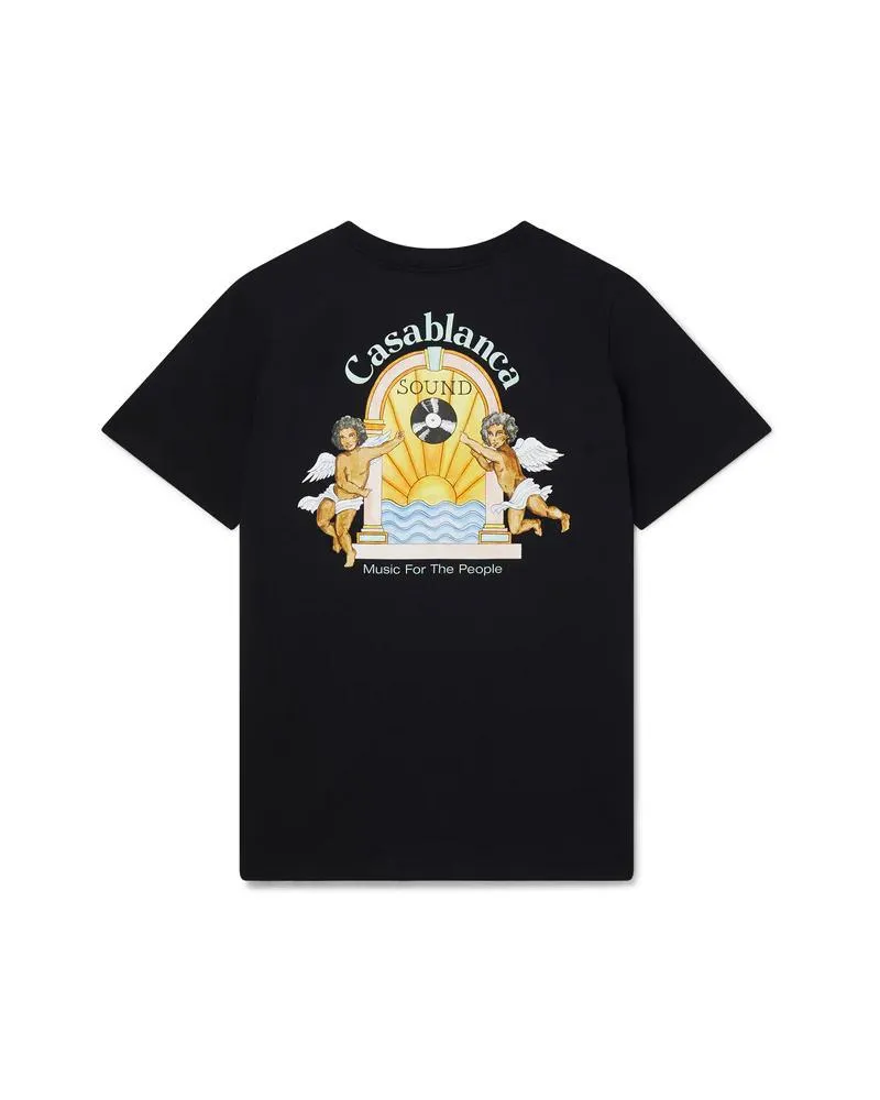 Casablanca Sound T Shirt Black | Parallel