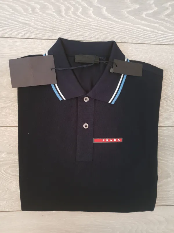 Prada Polo Dark Dark Navy (Black Badge) made by Prada
