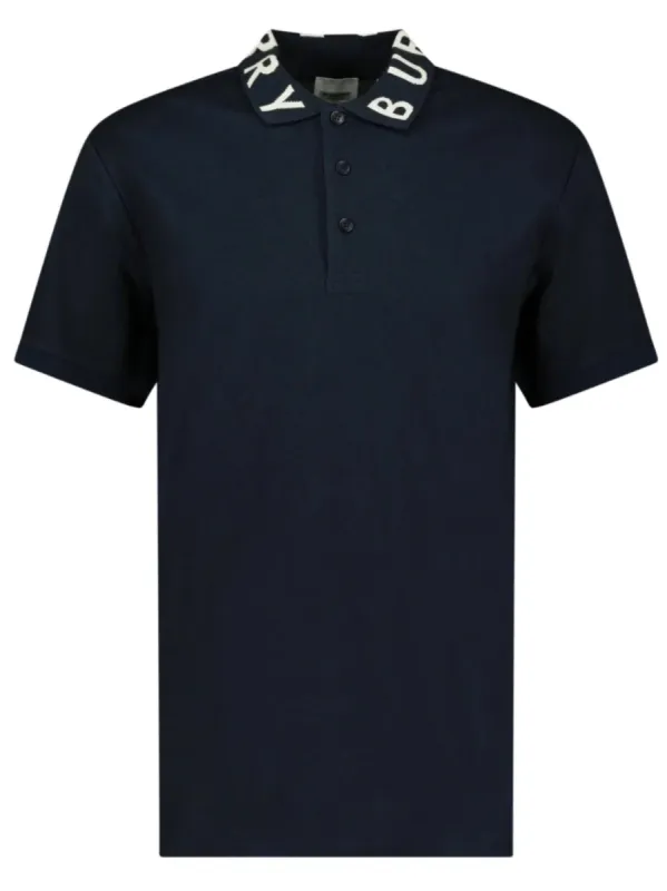 Burberry Collar Logo Polo Navy sold by Klay UK