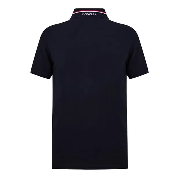 Moncler Collar Logo Polo Navy sold by Klay UK product image thumbnail 2