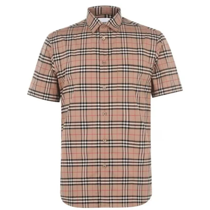 Burberry Check Short Sleeve Shirt sold by Klay UK