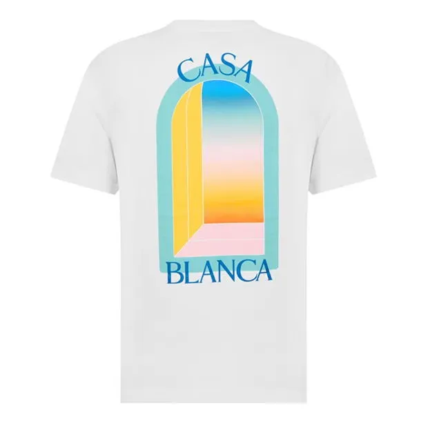 Casablanca New Mirror T Shirt White sold by Klay UK product image thumbnail 2