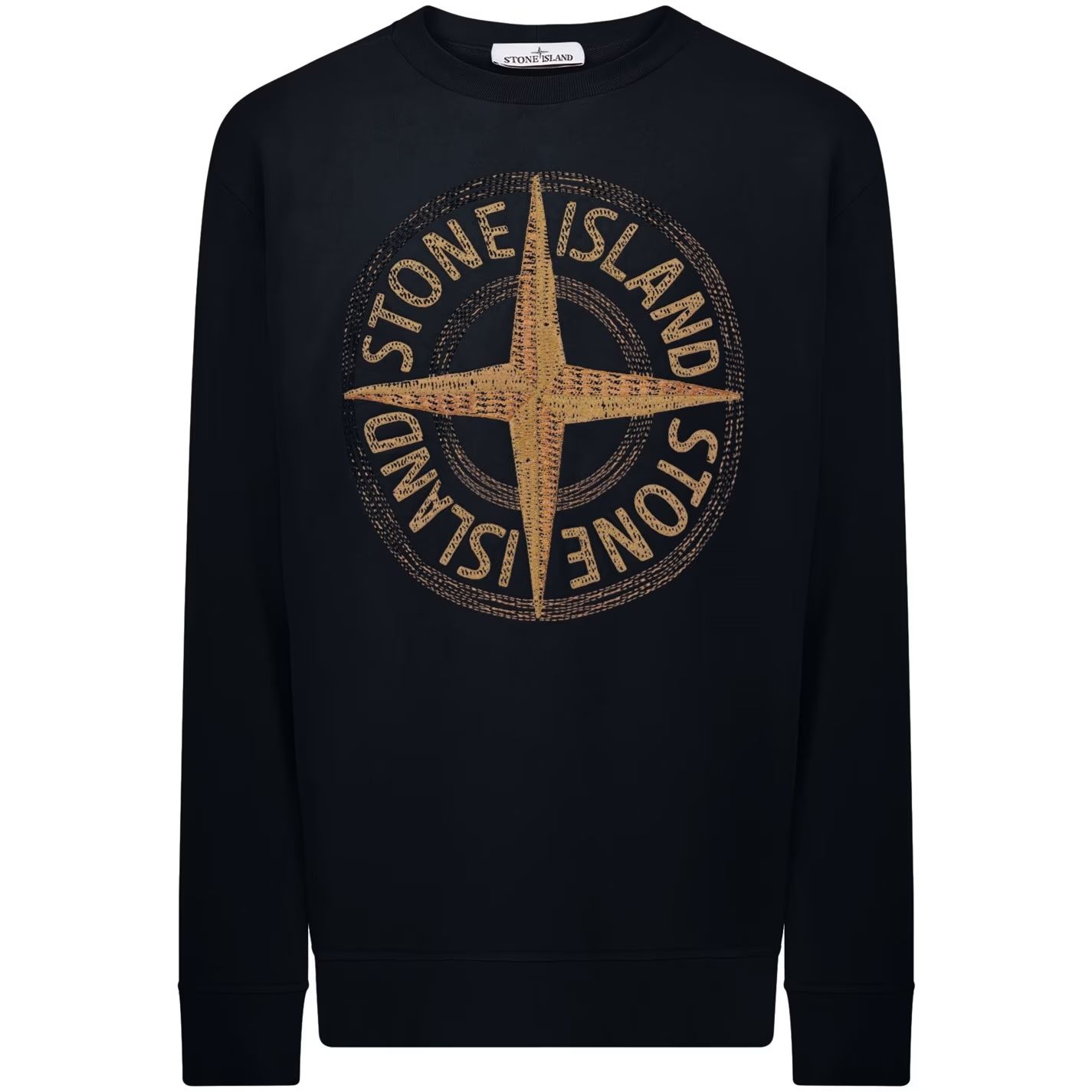 Stone Island Embroided Logo Jumper Navy sold by Klay UK