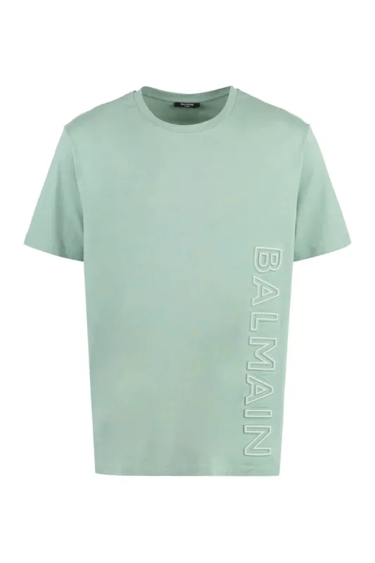 Balmain Embossed Logo t Shirt Mint sold by Klay UK