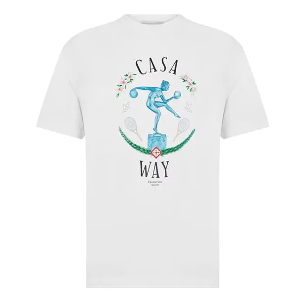 Casablanca New Casa Way T Shirt White sold by Klay UK