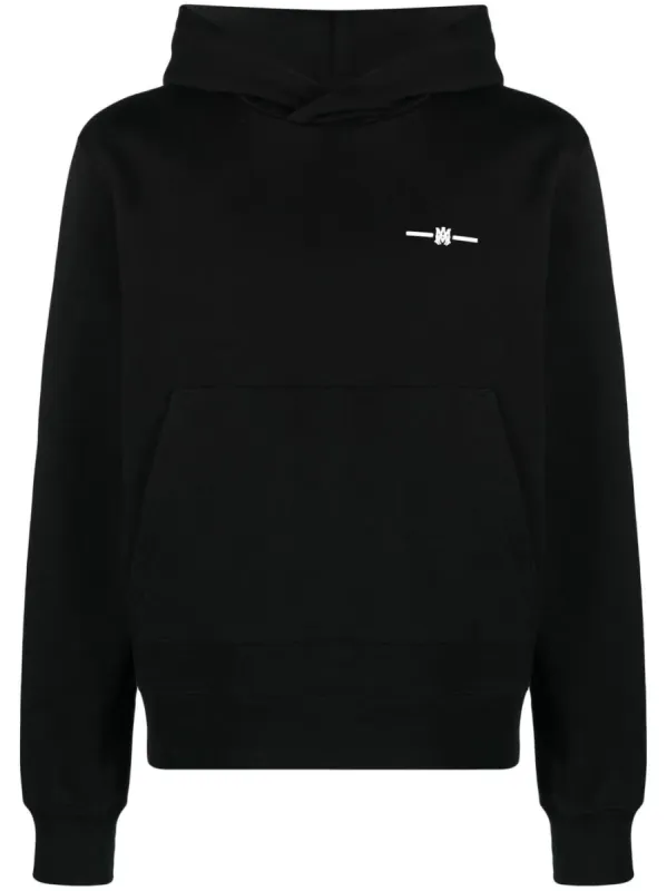 Amiri Chest Logo Hoodie Black sold by Klay UK