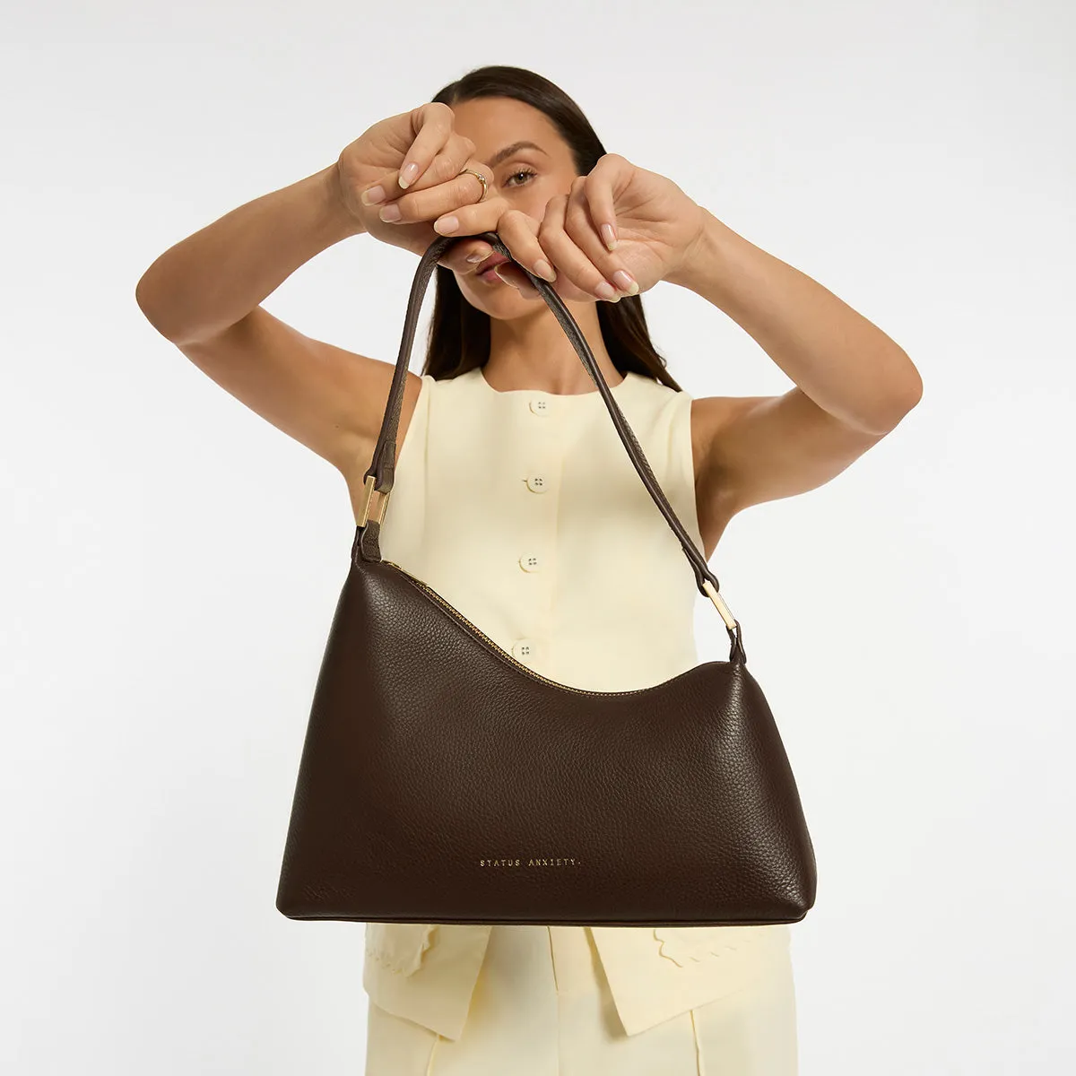 Reverie Bag - Cocoa/Brushed Gold sold by Status Anxiety product image thumbnail 5