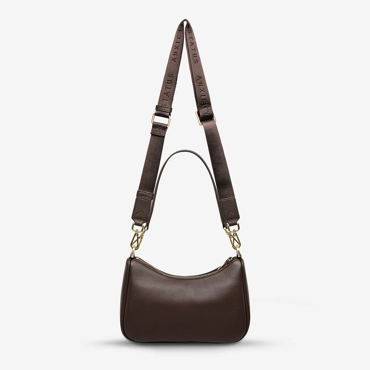 Look Both Ways Bag - Cocoa/Brushed Gold sold by Status Anxiety product image thumbnail 2