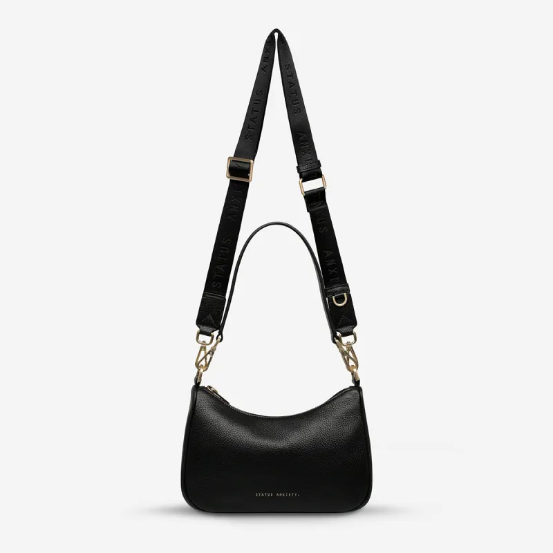 Look Both Ways Bag - Black/Brushed Gold sold by Status Anxiety