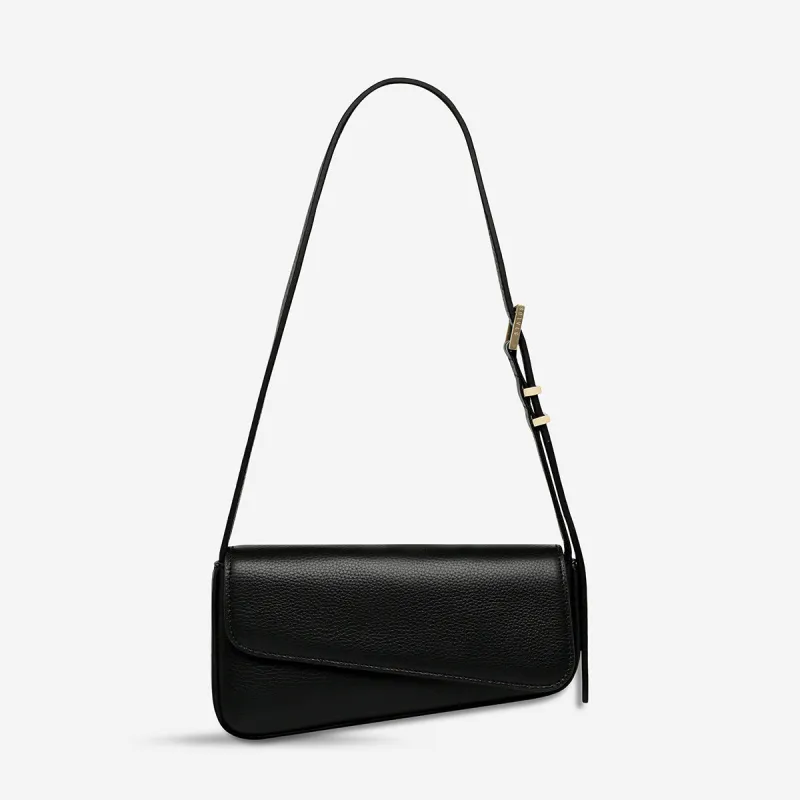 Overnight Obsession Bag - Black/Brushed Gold sold by Status Anxiety