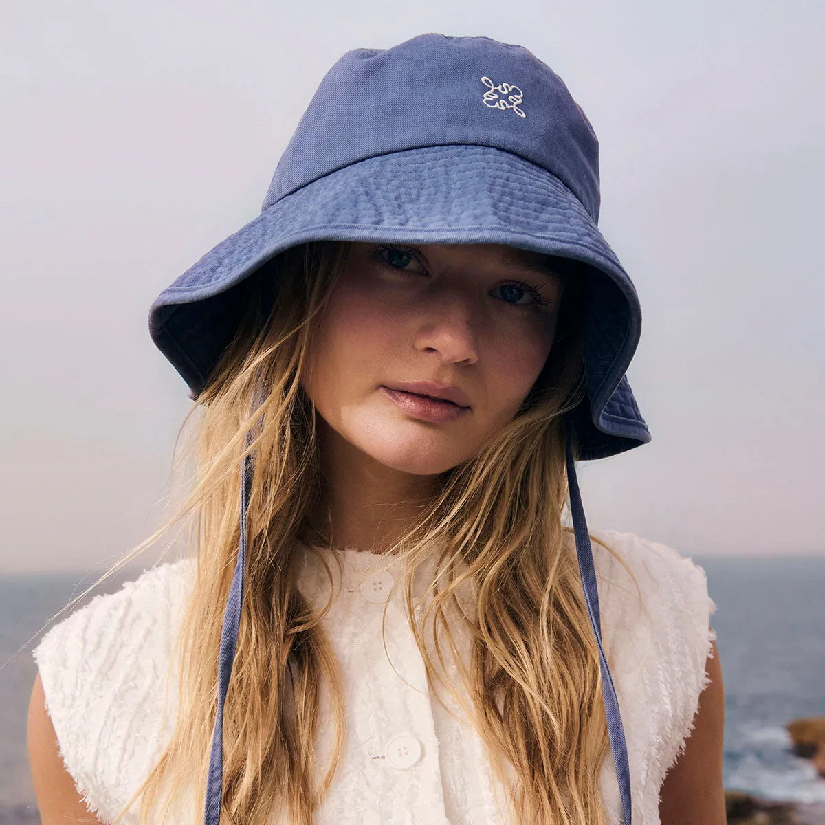 Golden Days Hat - French Blue sold by Status Anxiety product image thumbnail 5