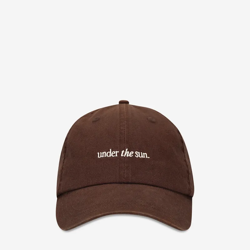 Under The Sun Cap - Bark sold by Status Anxiety