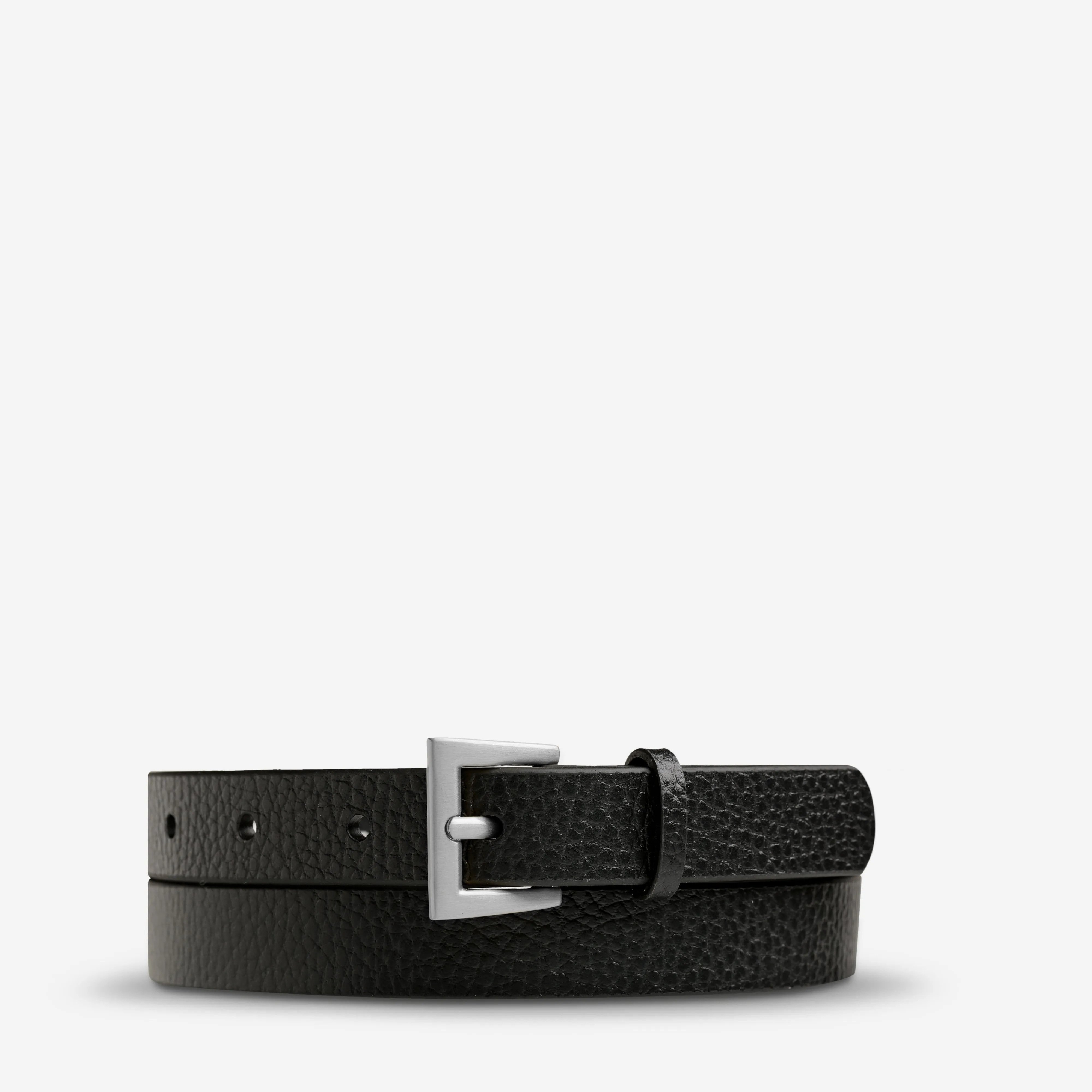 Part Of Me Belt - Black/Silver sold by Status Anxiety