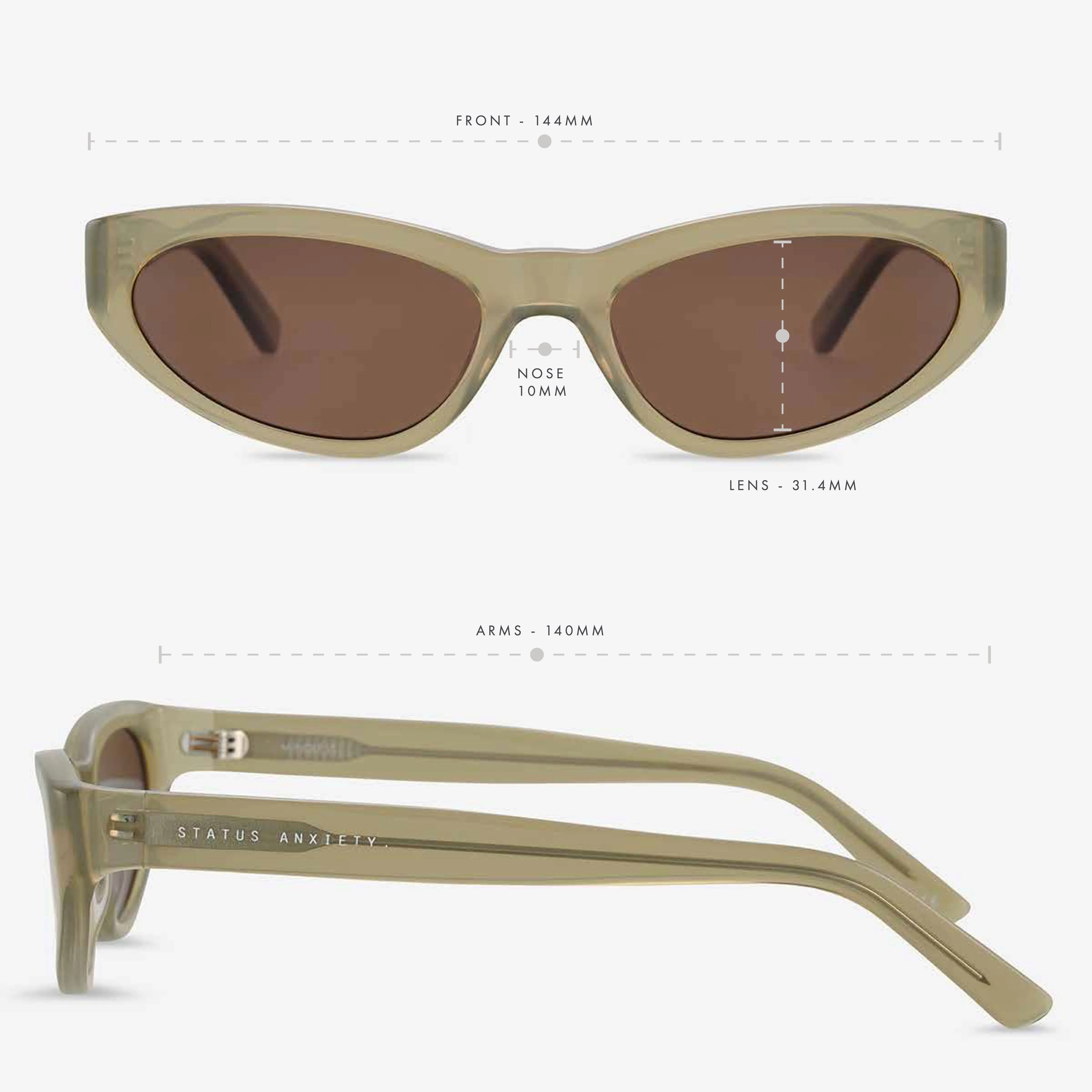 Mindless Sunglasses - Pear sold by Status Anxiety product image thumbnail 5
