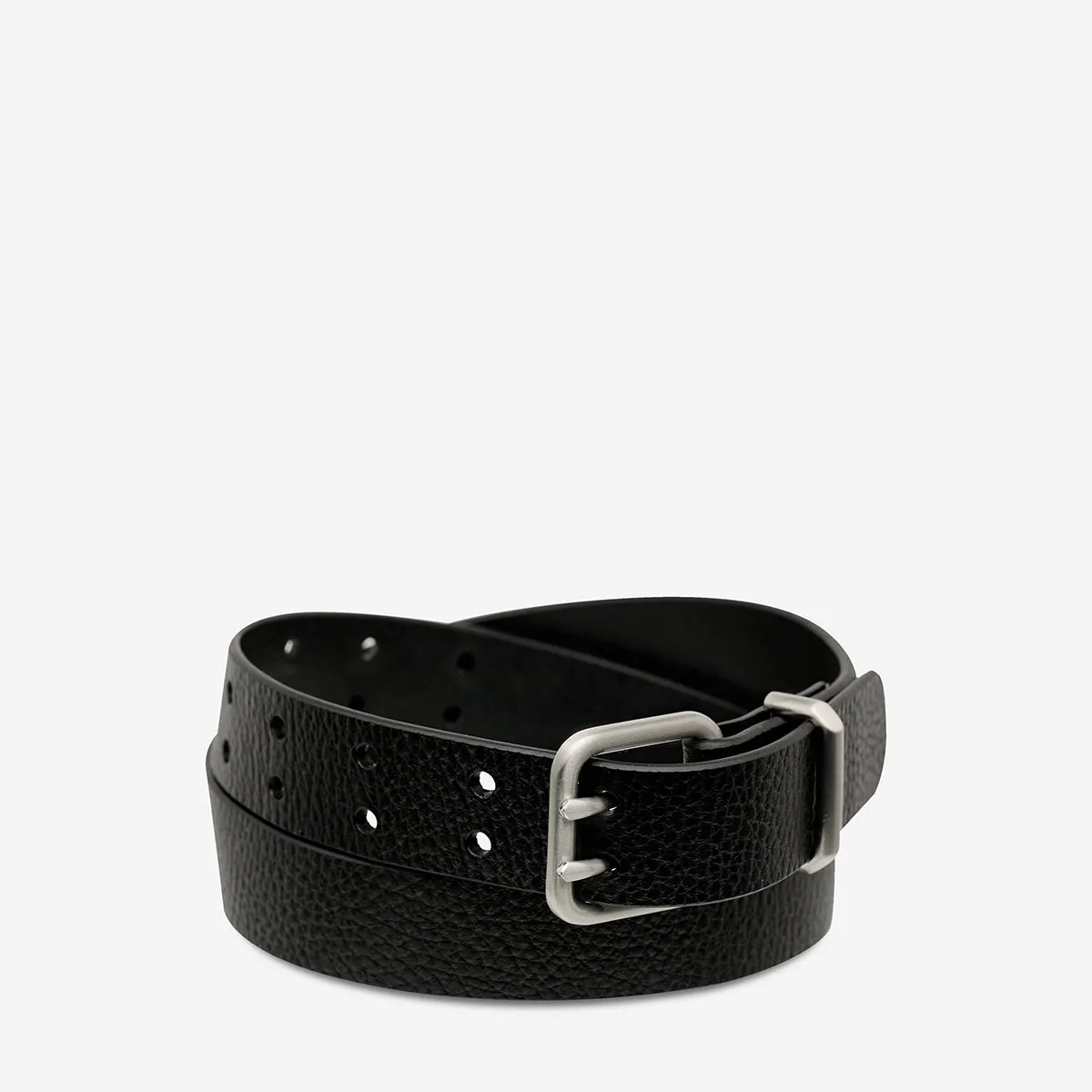 Barely Moving Belt - Black/Silver sold by Status Anxiety product image thumbnail 2