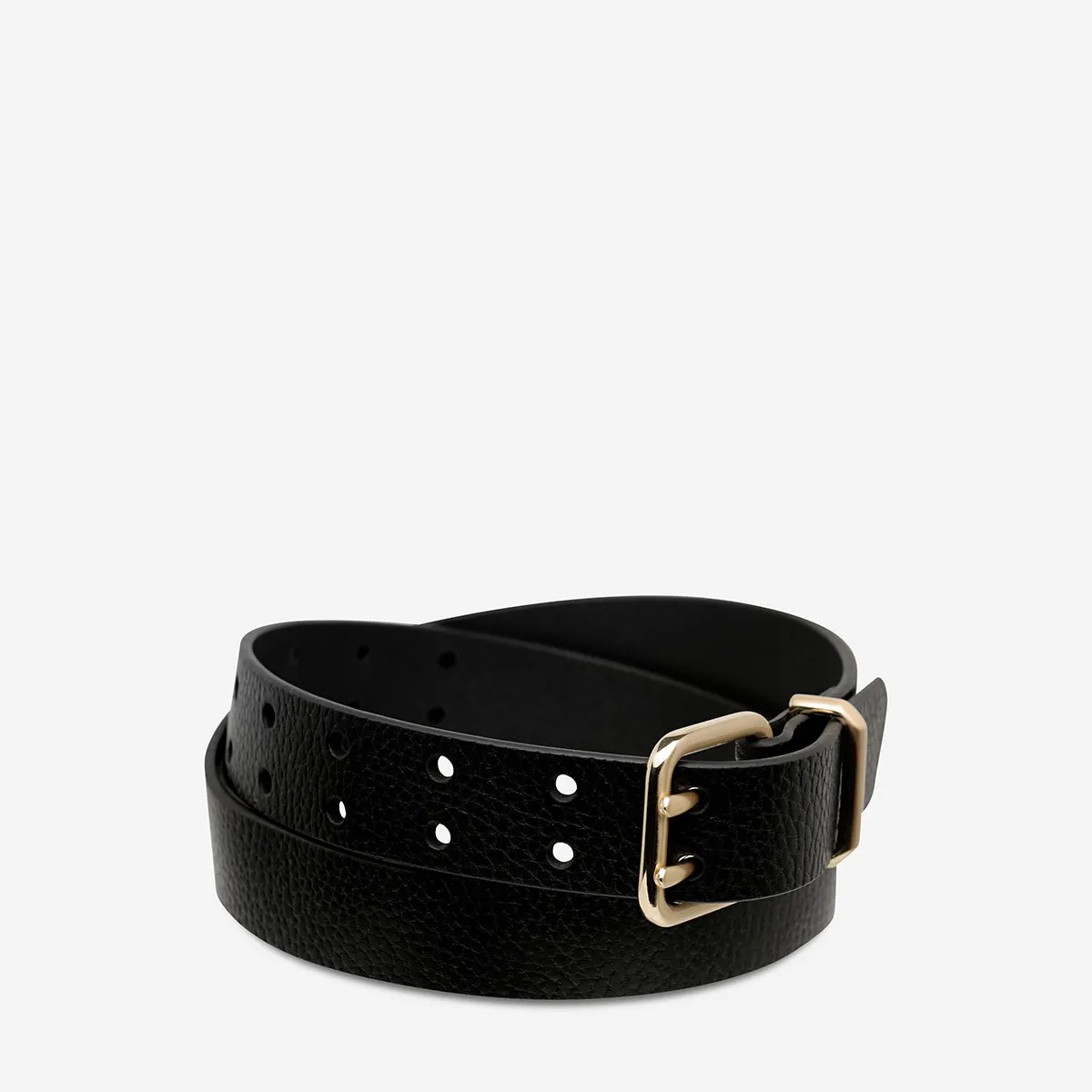 Barely Moving Belt - Black/Gold sold by Status Anxiety product image thumbnail 2