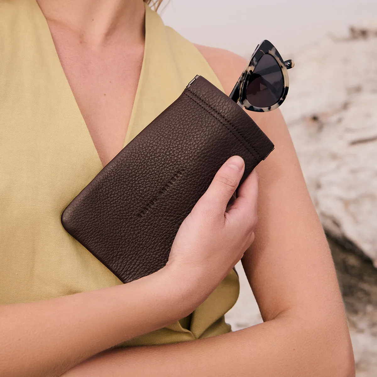 Keepsake Sunglasses Case - Cocoa sold by Status Anxiety product image thumbnail 4