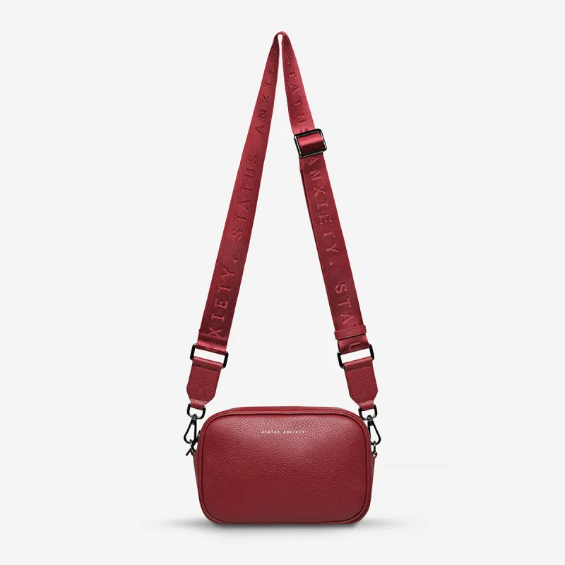 Plunder Bag With Webbed Strap - Rouge sold by Status Anxiety