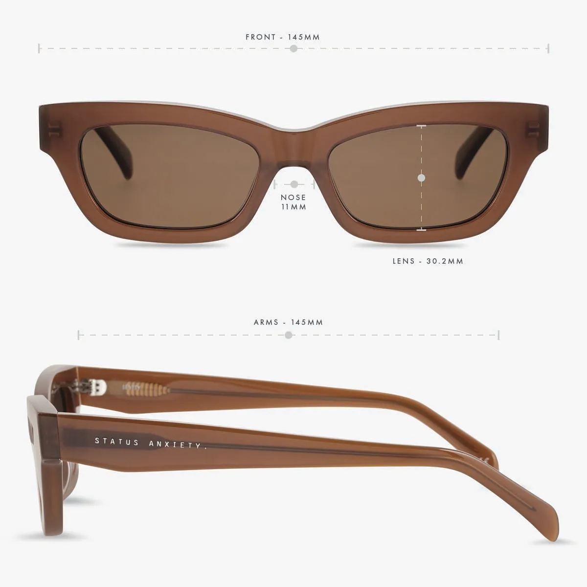 Levity Sunglasses - Brown sold by Status Anxiety product image thumbnail 5